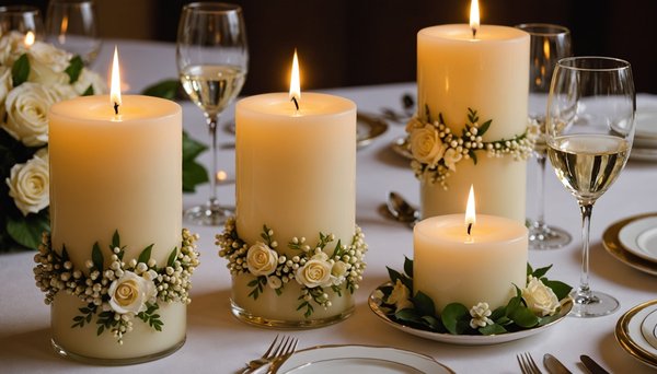 Bougies de mariage : créez des souvenirs uniques et élégants